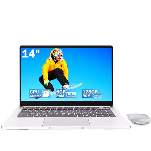 PINSTONE - Ordenador portátil de 14" HD - Procesador de doble núcleo eficiente