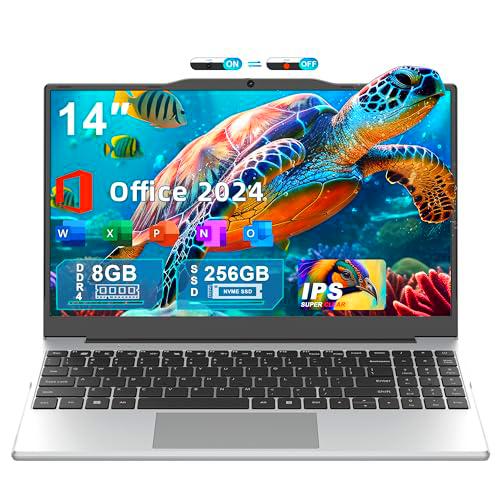 Office 2024/Win11 Pro: teclado numérico Fsjun de 14 pulgadas