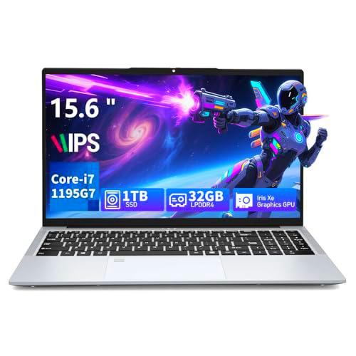 Ordenador Portátil 15.6 Pulgadas con Core i7/Core i9 Procesador-ES (Core i7(32GB RAM 1TB SSD))