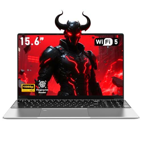 FUNYET 15.6 Pulgadas Gaming Laptop,Win 11 Ordenador Portáti R7 5700U,RAM 32GB SSD 1TB Laptop Notebook,Tastiera Retroilluminata Portátil,WiFi,6000AMH,HDMI