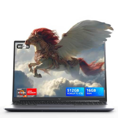 ACEMAGIC - Ordenador portátil para juegos Ryzen 7 6800 H(hasta 4,7 GHz)