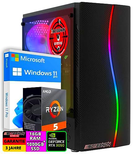 ScreenOn - Ryzen 5 5600G - 1TB SSD - RTX 3050 - Game PC A40121