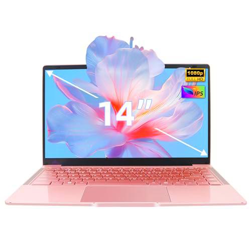 14 pulgadas portátil rosa oro | Pantalla IPS FHD, Procesador Quad-Core J4105