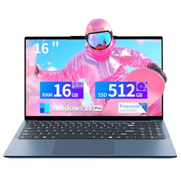 Xrenbuw Laptop 16 Inch, 16GB RAM 512GB SSD, Core i5-8210Y Processor (16GB RAM 1TB SSD)