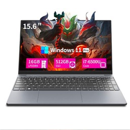 Xrenbuw Laptop 15.6 Inch, 16GB RAM 512GB SSD, Core i7-6500U