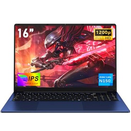 NAIKLULU 16 Pulgadas Ordenador Pc Portatil Processor N150 (1,2 a 3,6GHz)