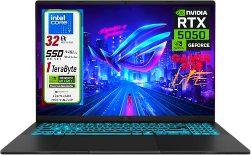 ASUS Ordenador portátil Gaming, Intel Core 7 240H de 5,2 GHz