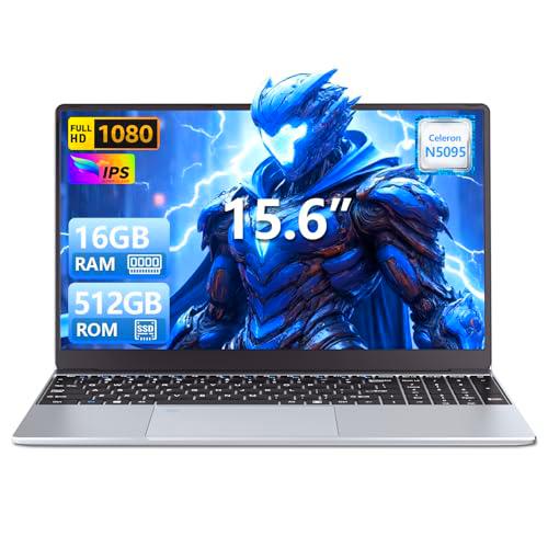 Ordenador Portátil IPS FHD 15,6&quot; (2025) Celeron N5095 de cuatro núcleos