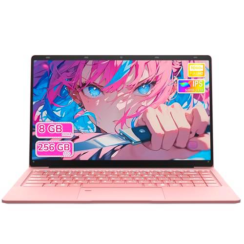 PC portátil 14 pulgadas 8 GB DDR4 256 GB SSD, procesador Celeron