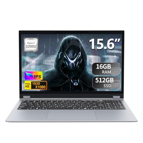 Ordenador Portátil 2 en 1, Ryzen 3 3200U CPU 16 GB de RAM 512 GB de SSD