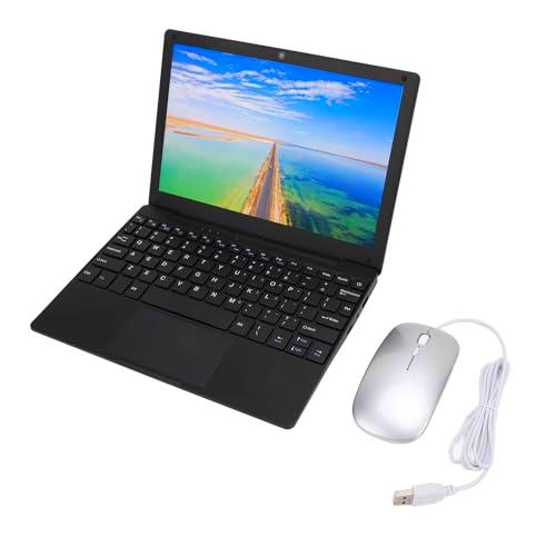 Mini ordenador portátil de 10,1 pulgadas, portátil ultraligero con teclado y teclado táctil
