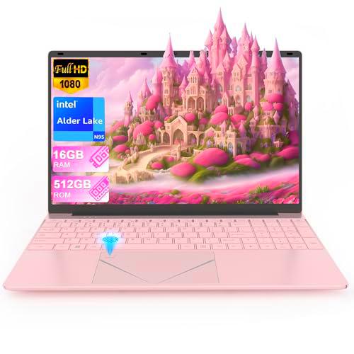 PINSTONE Ordenador portátil 15.6'' 16Go RAM 512Go SSD PC portátil N95 CPU Computadora Touch ID