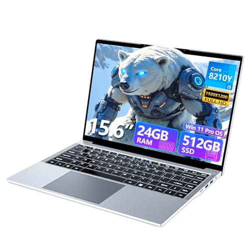 Portátil 15.6 Pulgadas, Ordenador Portatil Core i5-8210Y
