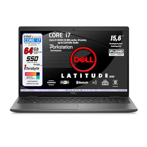 Ordenador portátil Dell Latitude de 64 GB de RAM, Intel Core i7-1355U 13th