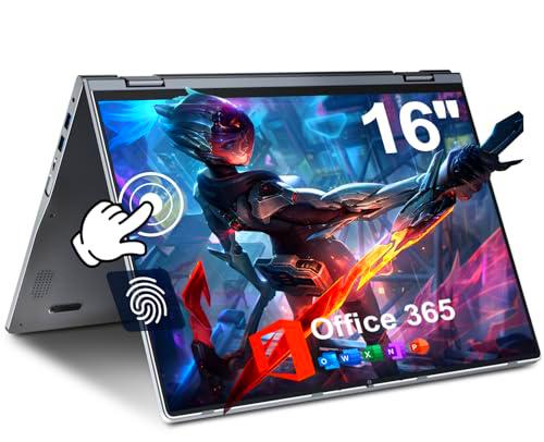 jumper Ordenador portátil, 16 pulgadas, IPS FHD, pantalla táctil