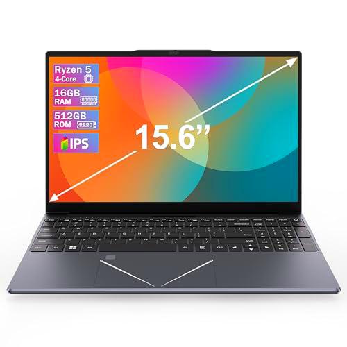 Ordenador Portátil 15,6" Full HD, Ryzen 5 de 4 Núcleos y 8 Hilos hasta 3,7 GHz