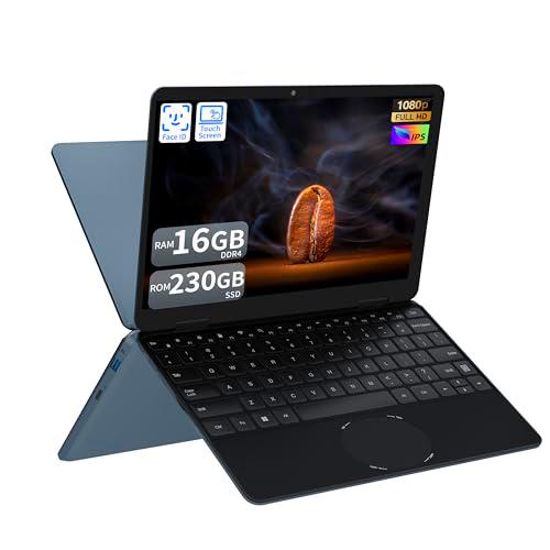 Ordenador portátil convertible 2 en 1 con pantalla táctil de 11" FHD IPS 1920 x 1200