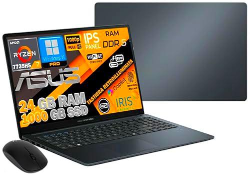 Laptop ASUS 15.6" FHD IPS - Ryzen 7 7735HS, 24GB DDR5