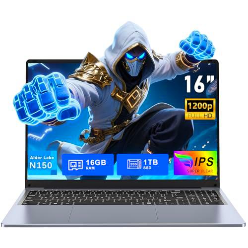 FUNYET 2025 Ordenador Portátil 16 Inch Gaming Laptop