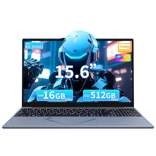 AocBook - Ordenador portátil de 15,6" FHD, Ryzen 5 3500U