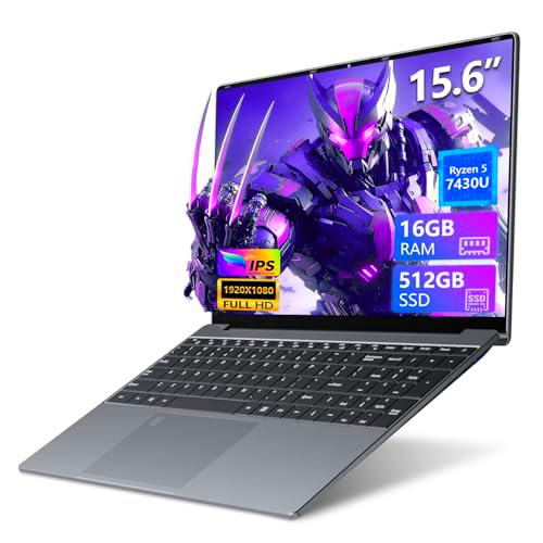 Ordenador Portáti 15.6Pulgadas, Ryzen 5 7430U Procesador