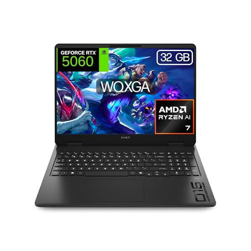 HP OMEN - Ordenador portátil Gaming 16&quot; 2.5K WQXGA (AMD Ryzen AI 7 350