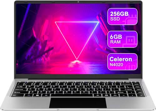 bvate Ordenador Portátil Win11 14" 256GB SSD Soporte 1TB SSD Expansión portatil 2.4G+5G WiFi BT 4.2 USB Mini Puerto Multimedi 1920x1080 FHD con Ratón Inalámbrico y Teclado Español Membrana