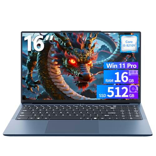Xrenbuw Ordinateur Portable 16 Pulgadas, Win 11 PC Portable Core I5-8210Y Procesador