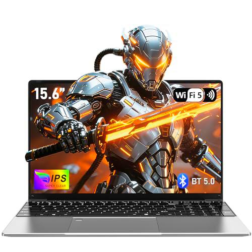 FUNYET 2025 Gaming Ordenador Portátil R7 5700U hasta 4,3 GHz Laptop 15,6 Pulgadas RAM 16 GB SSD 1 TB Teclado Retroiluminado Win11 Notebook