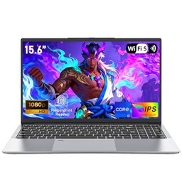 CHIFUYOU Pc portátil Gaming 15,6 Pulgadas 16 GB RAM 1 TB SSD Ordenador portátil procesador i3-1025G1 up to 3,4 GHz