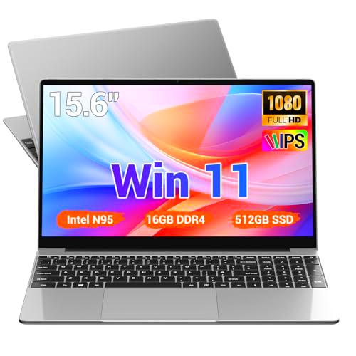 BEYNIVAN Laptop 15,6 Pouces,16GB DDR4 512GB SSD TF 1TB