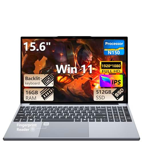 Ordenador Portátil 15,6" FHD IPS con Procesador Celeron N150