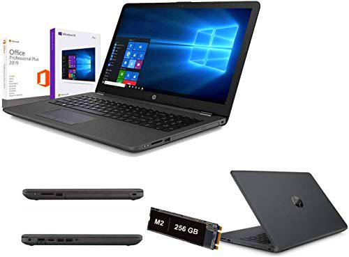 Notebook PC portátil HP 255 G7 Pantalla 15,6 Pulgadas/CPU AMD A4 de 2,3 GHz a 2,6 GHz/RAM 4 GB ddr4 /SD 480 GB/WiFi Bluetooth/Licencia Windows 10 Pro + Open Office,teclado qwerty