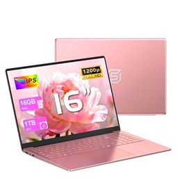 CHIFUYOU portátil Gaming 16 GB RAM 1 TB SSD 16 Pulgadas Ordenador para Estudiantes N150 hasta 3,6 GHz