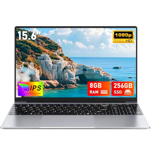 CHIFUYOU Ordenador portátil 256 GB SSD 8 GB RAM DDR4 15,6 Pulgadas Procesador N4000 hasta 2,8 GHz