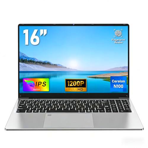 FUNYET Ordenador Portatil 16 Pulgadas, Laptop 16 GB de RAM