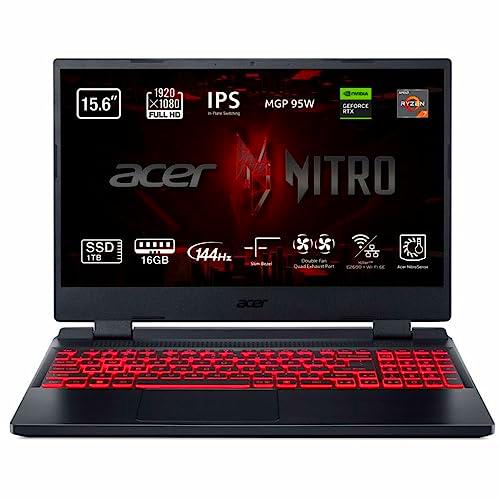 Acer Notebook Nitro 5 AN515-47-R6UV AMD Ryzen 7 7735HS QWERTY Español 15,6" 1 TB SSD 16 GB RAM