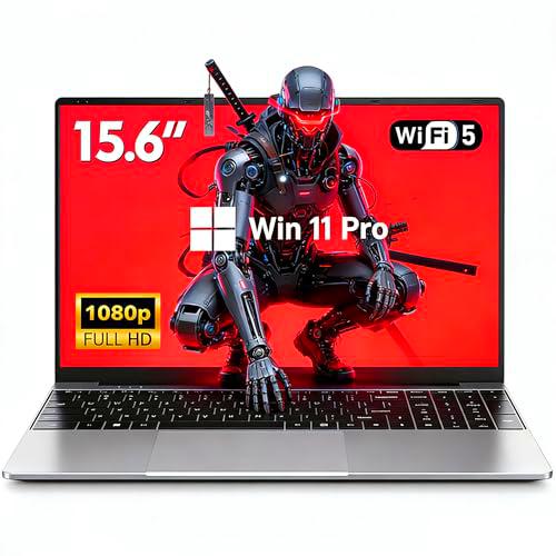 FUNYET Ordenador Portátil i5-7Y54 Procesador 2 Cores hasta 3,2 GHz 15.6 Pulgadas Gaming Laptop 16GB DDR3 512GB SSD IPS 1920x1080 Win 11 Pro Portatil con WiFi5