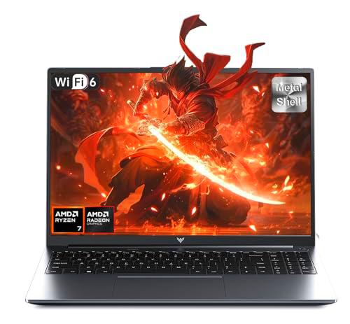 ACEMAGIC Ordenador portátil para videojuegos - Pantalla FHD de 16 pulgadas con procesador AMD Ryzen 7 H255 (mejor que I7-11800H) con hasta 4,9 GHz