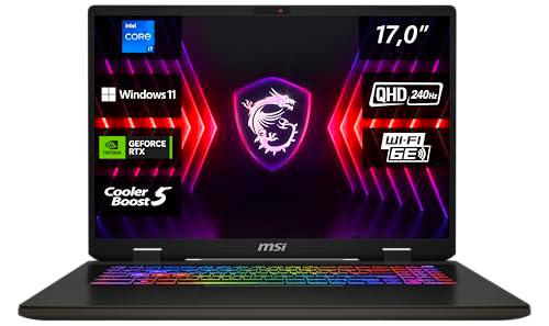MSI Sword 17 HX, portátil para juegos, QHD de 43,2 cm (17,0 pulgadas)