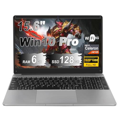 NOTODD Ordenador portátil de 15,6 pulgadas, 6 GB de RAM