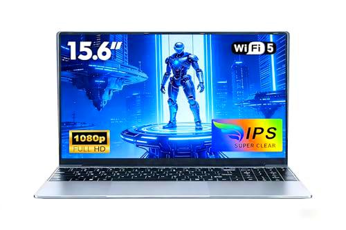 CHIFUYOU 16 GB RAM 256 GB SSD 2026 Ordenador portátil 15,6 Pulgadas M3-6Y30 (0,9 a 2,2 GHz),pc portátil,FHD 1920 x 1080P,5000 mAh/38,5 WH,Tarjeta TF cámara Web Panel táctil,Estudiante/Profesional