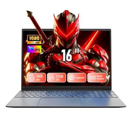 unbholkk - Ordenador portátil de 16 pulgadas, 16 GB RAM 512 GB SSD 5000 mAh Gran Battrie Pantalla 180º Flip