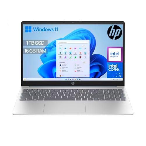 HP 15-fd0402ns - Ordenador portátil de 15.6" FHD (Intel Core 5 120U