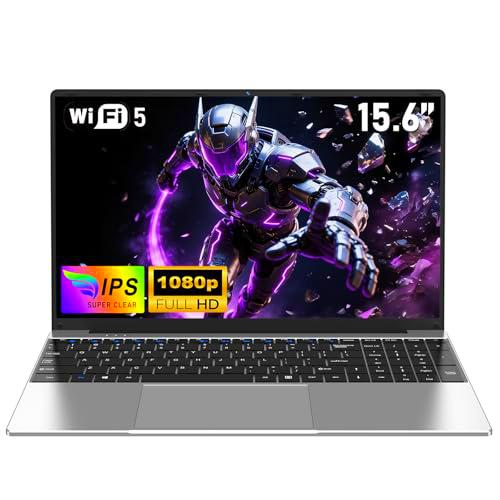 NAIKLULU 15.6 Pulgadas Ordenador Portatil RAM 8GB SSD 256GB