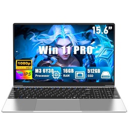 CHIFUYOU Ordenador portátil 16 GB RAM 512 GB SSD 15,6 Pulgadas M3-6Y30 (0,9 a 2,2 GHz)