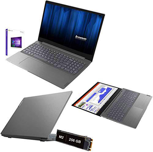 Portátil Lenovo Pc Display da 15.6 "Cpu AMD A9-9425 3,1ghz a 3,7Ghz in Brust,Ram 8Gb DDR4,SSD 256GB,Grafica Radeon R5,Hdmi,Ddv ± Rw,Wifi,Bluetooth,Lan,Windows 10 64Bit,Antivirus,teclado querty
