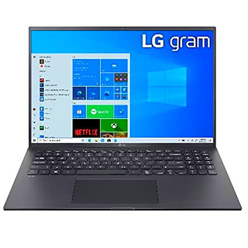 LG - Portátil gram 16Z90P Windows 10 Home, Ultraligero de 40.6 cm (16") WQXGA 16:10 IPS (1.2 Kg