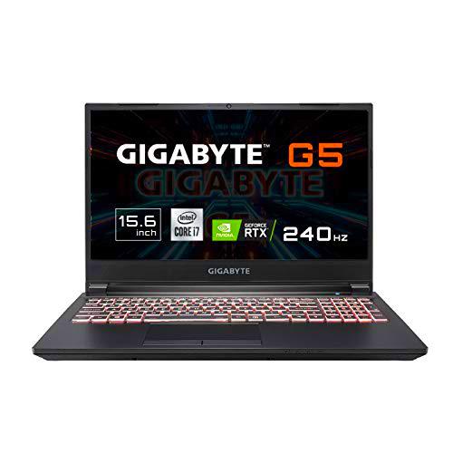 Gigabyte G5 KC-8ES2130SH - Ordenador portátil de 15.6&quot; FHD 240Hz ( Intel Core i7-10870H