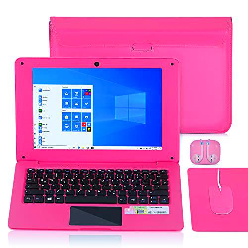 Ordenador portátil de 10,1 pulgadas, Windows 10 Quad Core Netflix